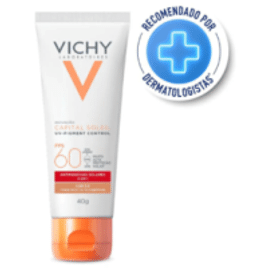 Protetor Solar Facial Vichy UV Pigment Control FPS60 com cor 3.0 - 40g