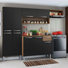 Cozinha Compacta Madesa Emilly Top com Armário e Balcão - G200707K