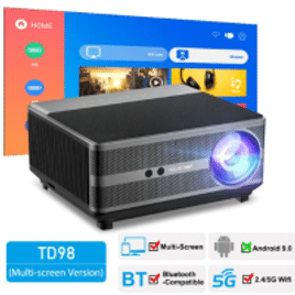 Projetor ThundeaL LED FHD 1080P Wi-Fi 2K 4K TV Vídeo Filme Telefone Inteligente Home Theater Beamer Cinema
