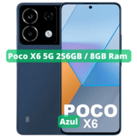 Smartphone Xiaomi Poco X6 5G 8GB RAM 256GB - Versão Global