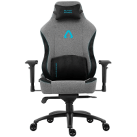 Cadeira Gamer Alpha Gamer Nebula Fabric Até 150kg Apoio de Braço 4D Reclinável Cinza e Azul - AGNEBULA-GRY-BL