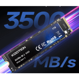 SSD KOOTION NVMe M2 1TB PCIe 4.0x4 7400Mbps
