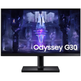 Monitor Gamer Samsung Odyssey G30 24" FHD 144Hz FreeSync Premium HDMI/Displayport Ajuste de altura - LS24BG300ELMZD