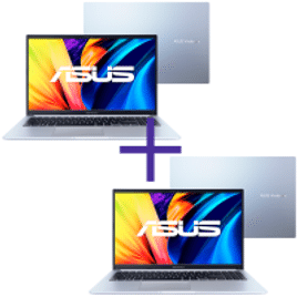Kit Notebookd Asus Vivobook i5-12450H 8GB SSD 256GB W11 X1502ZA-BQ1758W + Asus Vivobook i3-1220P 8GB 512GB SSD W11 X1502ZA-EJ1752W