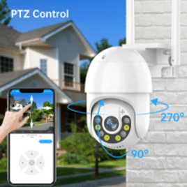 Câmera de Segurança JOOAN-PTZ CCTV WiFi Smart Home Rastreamento Onvif AI 3MP