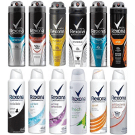 Seleção de Desodorante Aerosol Rexona 150ML - Diversas Fragrâncias