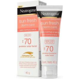 Protetor Solar Neutrogena Sunfresh Derm Care Dry Skin Sem Cor FPS 70 - 40g