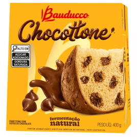 Panettone com Gotas de Chocolate Bauducco Chocottone - 400g