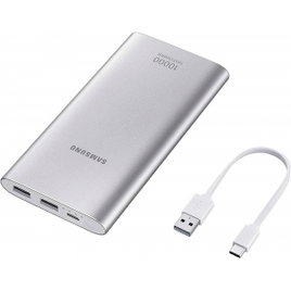 Bateria Externa Samsung 10.000mAh Fast Charge USB C - EB-P1100CSPGBR / EB-P1100CPPGBR - 15W