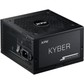 Fonte XPG Kyber SuperFrame 750w 80 Plus Gold Com Conector PCIe 5.0 PFC Ativo - KYBER750G-BK-C-BR