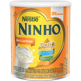 2 Unidades Composto Lácteo Nestlé Ninho Zero Lactose - 700g