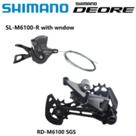 Desviador Traseiro para Bicicletas Shimano Deore M6100 1