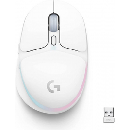Mouse Gamer Sem Fio Logitech G705 LIGHTSPEED com RGB LIGHTSYNC Design Compacto 6 Botões Programáveis Bateria Recarregável Conexão Bluetooth Compatível
