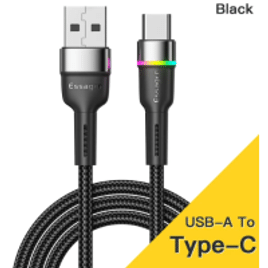 Cabo USB-A para Tipo C Essager - 1M