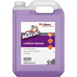 Mr. Músculo Limpador Limpeza Pesada Líquido Lavanda - 5 Litros