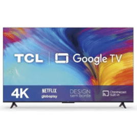 Smart TV TCL P635 LED 55" 4K UHD 3HDMI 1 USB Wifi Bluetooth HDR Google Assistente - 55P635