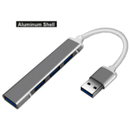 HUB Slim Alumínio Conversor para USB C 4 em 1