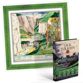 Livro O Hobbit (Capa Dura) + Pôster - J.R.R. Tolkien