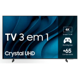 Smart TV Samsung 65" Crystal UHD 4K 65CU8000 2023 Painel Dynamic Crystal Color Design AirSlim Tela 65"