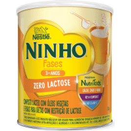 Composto Lácteo Ninho Fases 3+ Anos Zero Lactose - 700g
