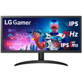 Monitor Gamer LG 26" IPS Ultra Wide 75Hz Full HD 1ms FreeSync Premium HDR10 - 26WQ500