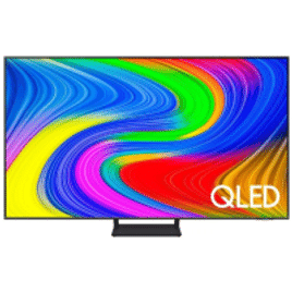 Smart TV Samsung 55" QLED 4K Q65D 2024 Modo Game Tela sem limites Design slim Visual livre de cabos Alexa built in
