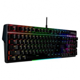 Teclado Mecânico Gamer HyperX Alloy MKW100 RGB Switch Red Full Size Layout US - 4P5E1AA#ABA