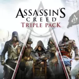 Jogo Assassin's Creed Triple Pack: Black Flag, Unity, Syndicate - PS4