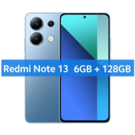Smartphone Redmi Note 13 128GB 6GB RAM AMOLED - Versão Global
