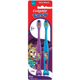 2 Pacotes Colgate Escova Dental Tandy - 2 Unidades Cada