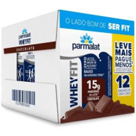 Bebida Láctea Parmalat Wheyfit 15g 250ml - 12 Unidades
