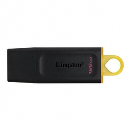 Pen Drive DataTraveler Exodia 128GB Kingston com Conexão USB 3.2 Preto/Amarelo - DTX/128GB