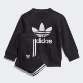 Blusa de Moletom Infantil Adidas Crew (Unissex)