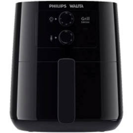 Fritadeira Elétrica sem Óleo/Air Fryer Philips Walita Spectre Série 3000 Grill Edition Preta 4,1L