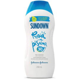 Protetor Solar Johnson's Praia e Piscina FPS 30 Sundown - 200ml