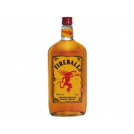 Licor de Whisky Fireball com Canela Red Hot 750ml