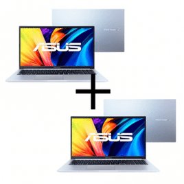 Notebook Asus Vivobook 15 i5-12450H 8GB SSD 512GB FHD W11 - X1502ZA-BQ1760W + Vivobook 15 Intel Pentium Gold 4GB 128GB X1500EA-EJ4242WS