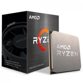 Processador AMD Ryzen 5 5600 3.5GHz (4.4GHz Turbo) 6-Cores 12-Threads Cooler Wraith Stealth AM4 - 100-100000927BOX