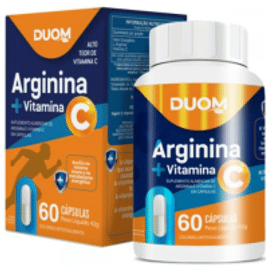 Arginina com Vitamina C Imunidade 60 Caps Clean Label - Duom