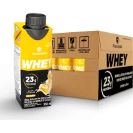 Pack de Whey Zero Lactose Banana 23g Piracanjuba 250ml - 12 Unidades