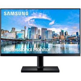 Monitor Samsung 24" FHD 75Hz IPSHDMI e DisplayPort FreeSync Ajuste de Angulo VESA - LF24T450FQLMZD