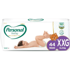Fralda Personal Baby Premium Protection XXG - 44 Unidades