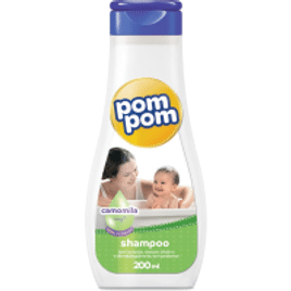 10 Unidades Shampoo Infantil Pom Pom Camomila - 200ml Cada