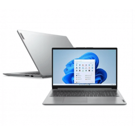 Notebook Lenovo Ultrafino IdeaPad 1 Ryzen 5-75200U 8GB SSD 256GB AMD Radeon 610M Tela 15.6" HD W11 - 82X50004BR + Garantia de 2 Anos