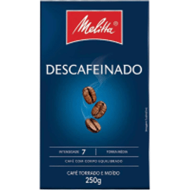 Café Melitta Descafeinado Vácuo - 250g