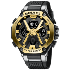 Relógio Smael Quartzo Impermeável 8087