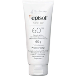 Protetor Solar Episol Sec OC Mantecorp Skincare FPS 60 60g