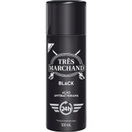 3 Unidades Desodorante Très Marchand Spray Masculino - 100ml