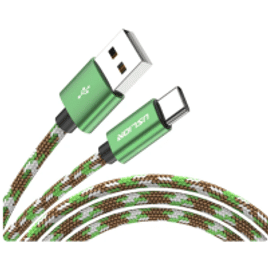 Cabo USB Trançado de Nylon Tipo C - 0.3m