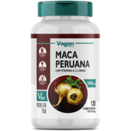 Maca Peruana Nutralin Pura Original 500Mg 120 Comprimidos Vegano